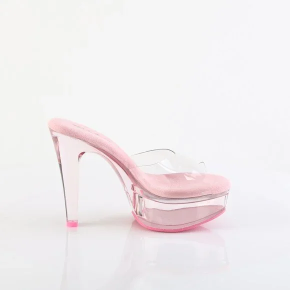Fabulicious Martini 501 Baby Pink Heels - Picture 5 of 5